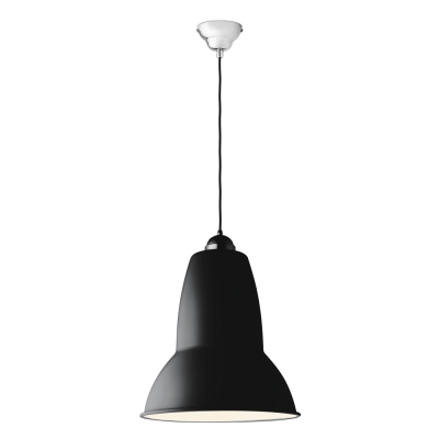 Anglepoise - Original 1227 Giant Pendelleuchte Bürstenmattierung Jet Black (Kabel: Schwarz)