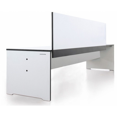 Conmoto - Riva Bank mit Rückenlehne 176 cm | Anthrazit