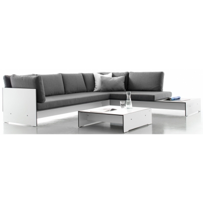 Conmoto - Riva Lounge Kombination Kombination E | Weiß | Beigegrau