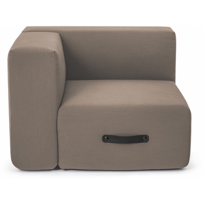 Conmoto - Miami Modulsofa Eckmodul Links | Taupe