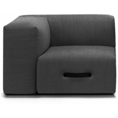 Conmoto - Miami Modulsofa Eckmodul Links | Hellgrau