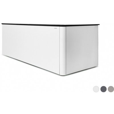 Conmoto - Ronda Kissentruhe Weiß / mit Edelstahlrollen