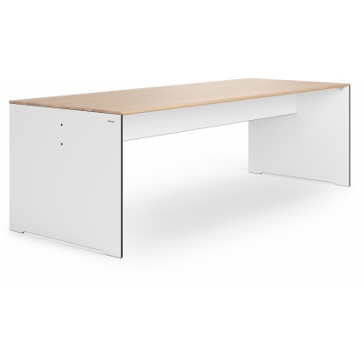 Conmoto - Riva Tisch S Eiche HPL Indoor Weiß