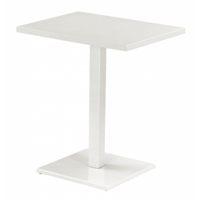 Emu - Round Tisch rechteckig 70 x 50 cm | Mattweiß