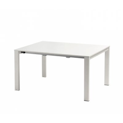 Emu - Round Ausziehtisch Metall | Mattweiß