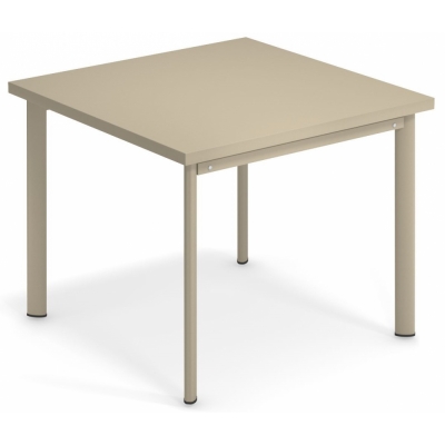 Emu - Star Tisch quadratisch 90 x 90 cm | Taupe