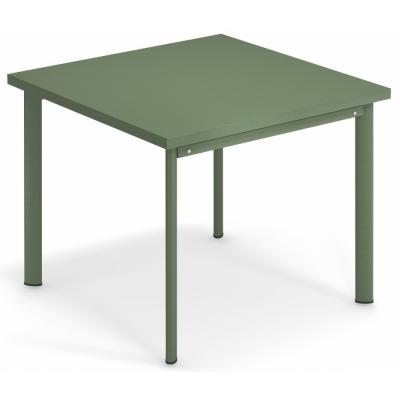 Emu - Star Tisch quadratisch 90 x 90 cm | Militärgrün