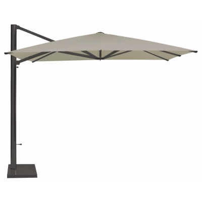 Emu - Navona Ampelschirm ohne Schirmfuß 400 x 300 cm | Taupe | Mattweiß
