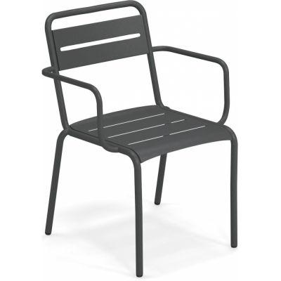 Emu - Star Armlehnstuhl Aluminium Antikeisen  (22)