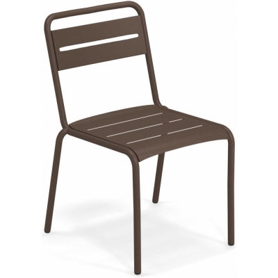 Emu - Star Stuhl Aluminium Indischbraun (41)