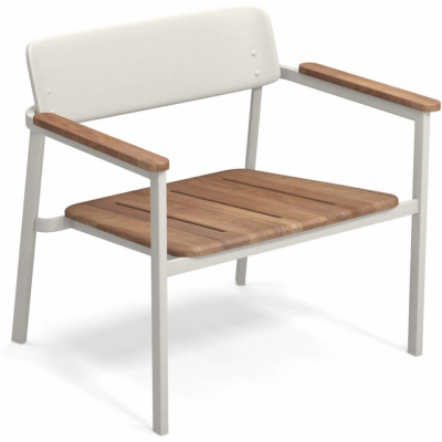 Emu - Shine Loungesessel Teakholz Weiß