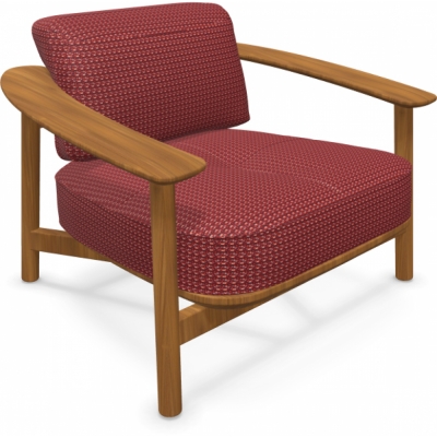 Emu - Twins Sessel Teak 27 Himbeere (Rubelli)