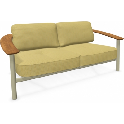 Emu - Twins Sofa 2-Sitzer Taupe (71) | 07 Gelb (Jim Thompson)