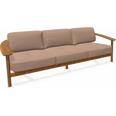 Emu - Twins Sofa 3-Sitzer Teak 14 Orange Burnt (Jim Thompson)