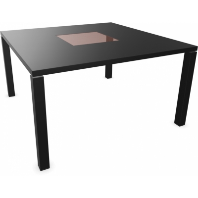 Emu - Quadro Tisch Schwarz (24) | Ahorn Rot (26)