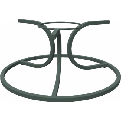 Emu - Collier Tisch rund 77 cm Steinplatte Dunkelgrün (75) | Salt (51)