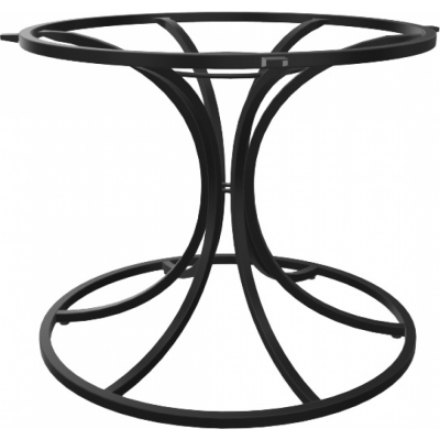 Emu - Collier Tisch rund 150 cm Steinplatte Schwarz (24) | Lead (53)