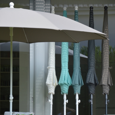 Jan Kurtz - Salina Sonnenschirm Weiß / Weiß