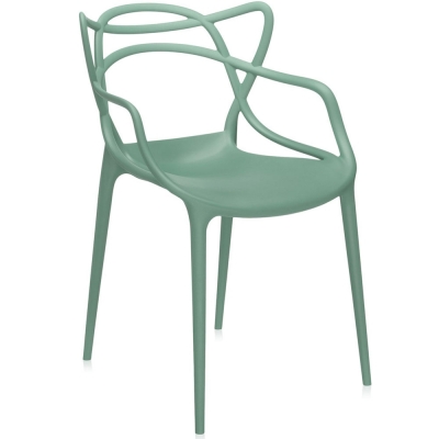 Kartell - Masters Stuhl Salbeigrün