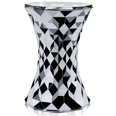 Kartell - Stone Hocker Verchromt