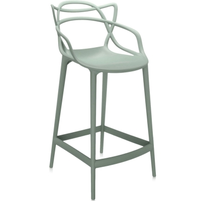 Kartell - Masters Barhocker 65 cm | Salbeigrün