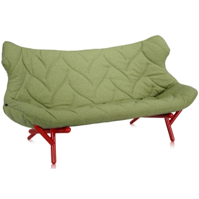 Kartell - Foliage Sofa Trevira Grün | Rot