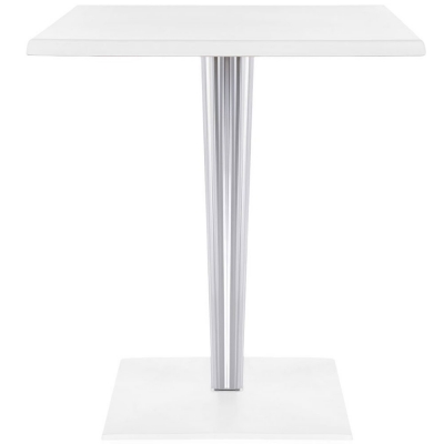 Kartell - TopTop Tisch für Dr. Yes quadratisch 60 x 60 cm Weiß | Quadratisch