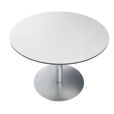 La Palma - Brio Tisch rund 60 cm 37 cm | Laminat Weiß | Schwarz
