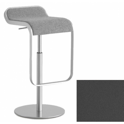 La Palma - Lem Barhocker 55-67 cm matt verchromt Polyurethan grau