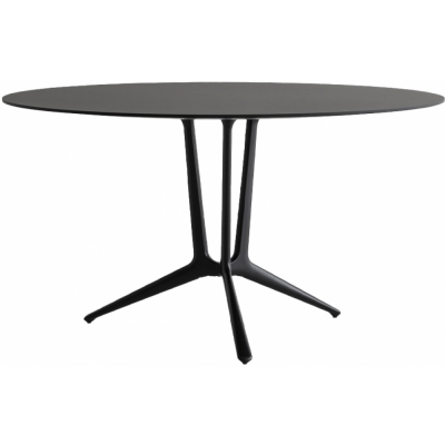 La Palma - Trail Tisch Ø130 cm Schwarz Fenix / Schwarz