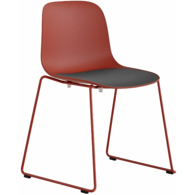 La Palma - Seela Kufenstuhl stapelbar Outdoor Schwarz | Grau | Weiß