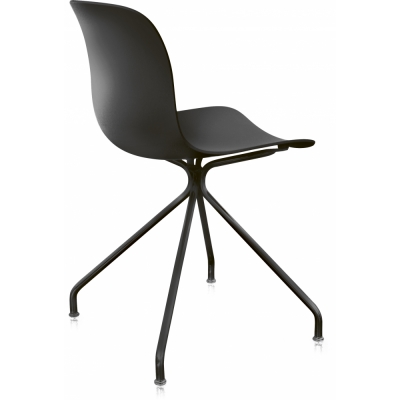 Magis - Troy Stuhl Kreuzfuß Outdoor Schwarz