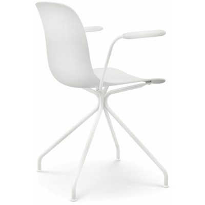 Magis - Troy Armlehnenstuhl Kreuzfuß Outdoor Weiß