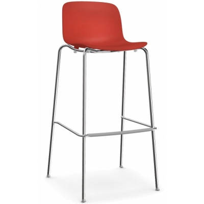 Magis - Troy Barhocker 77 cm | Rot - Verchromt