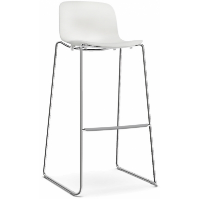 Magis - Troy Kufenhocker 77 cm | Weiß - Verchromt