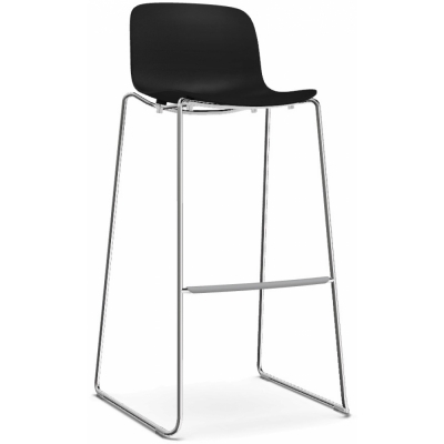 Magis - Troy Kufenhocker 77 cm | Schwarz - Verchromt