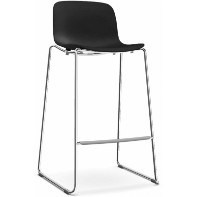 Magis - Troy Kufenhocker 69 cm | Schwarz - Verchromt