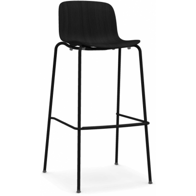 Magis - Troy Barhocker Buche 77 cm | Schwarz Gebeizt - Schwarz