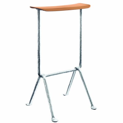 Magis - Officina Barhocker 75cm Leder Natura | Verzinkt