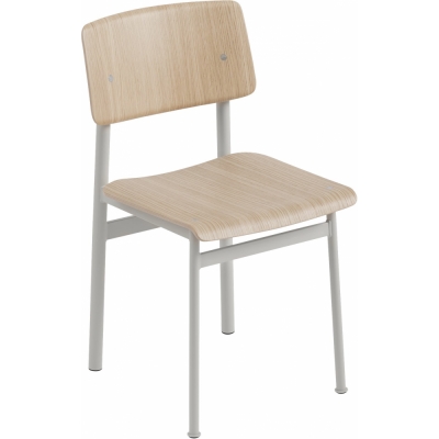 Muuto - Loft Stuhl Eiche/Grau