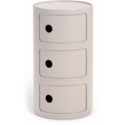 Kartell - Componibili Bio Container Cream