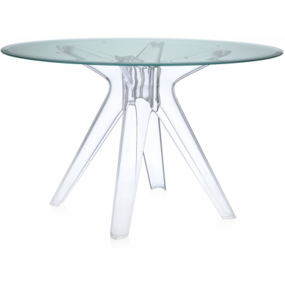 Kartell - Sir Gio Tisch rund Grün / Transparent