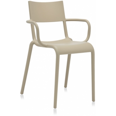 Kartell - Generic A Armlehnenstuhl Taupe