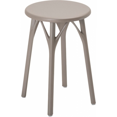 Kartell - A.I. Light Hocker 45 cm Grau