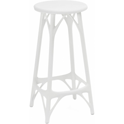 Kartell - A.I. Light Hocker 65 cm Weiß