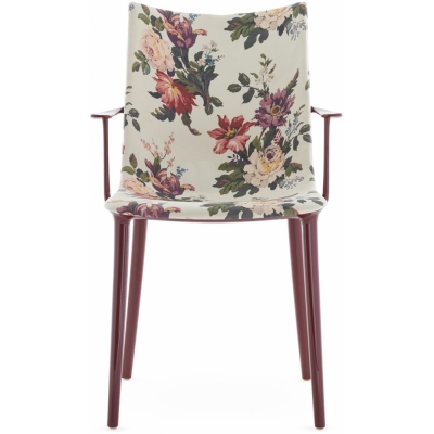 Kartell - H.H.H. Stuhl Polsterung Stoff Bordeaux / Dragonfly