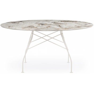 Kartell - Glossy Tisch XXL Nature Tundra | Weiß