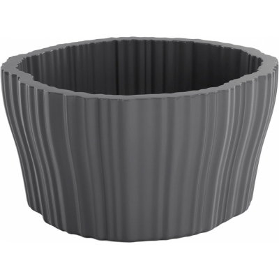 Kartell - Corteza Großer Übertopf Anthrazit