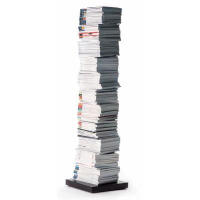Opinion Ciatti - Ptolomeo Art Büchersäule freistehend 160 cm / Schwarz, Stahl