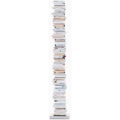 Opinion Ciatti - Original Ptolomeo Bücherregal 215 cm | Weiß / Edelstahl